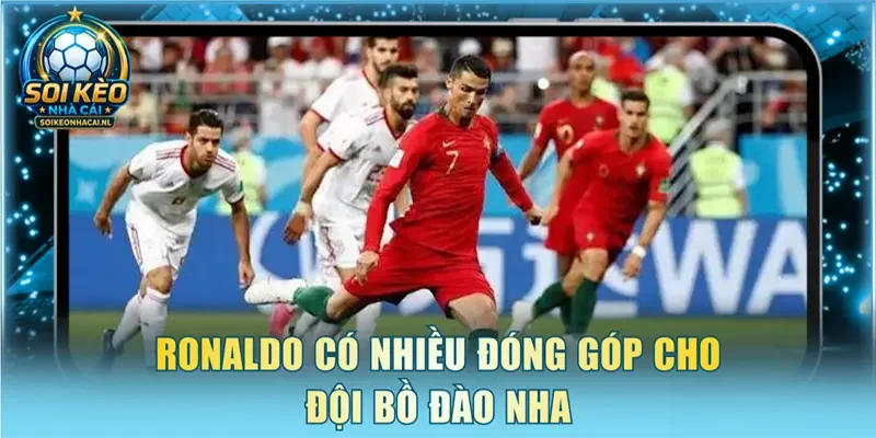 Ronaldo có nhiều đóng góp cho đội Bồ Đào Nha