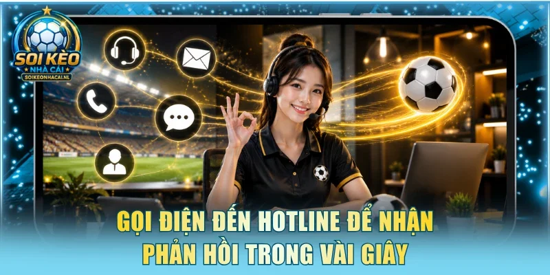 Gọi điện đến Hotline để nhận phản hồi trong vài giây