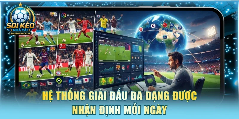 Hệ thống giải đấu đa dạng được nhận định mỗi ngày