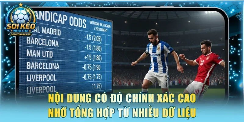Nội dung có độ chính xác cao nhờ tổng hợp từ nhiều dữ liệu
