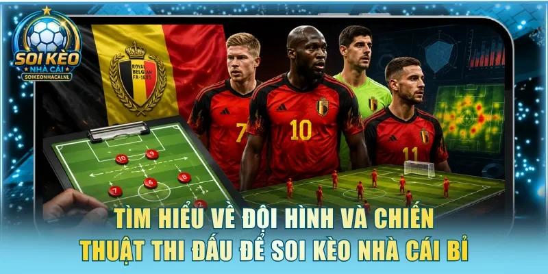 Tìm hiểu về đội hình và chiến thuật thi đấu để soi kèo nhà cái Bỉ